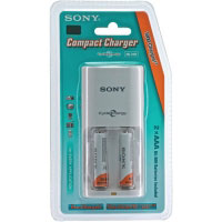 Sony Compact-charger incl. 2 x AAA, 800mAh (BCG34HS2KA)